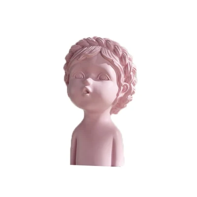 樹脂フィギュア彫刻屋内クリエイティブホーム装飾樹脂少女像
