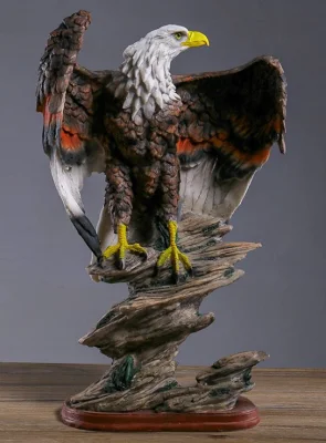イーグル樹脂工芸彫像ポリレジン動物彫刻
