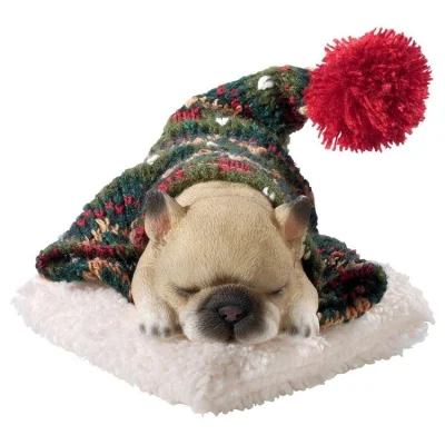 熱い販売樹脂細工の眠い時間パグ子犬犬面白いかわいい犬の彫刻